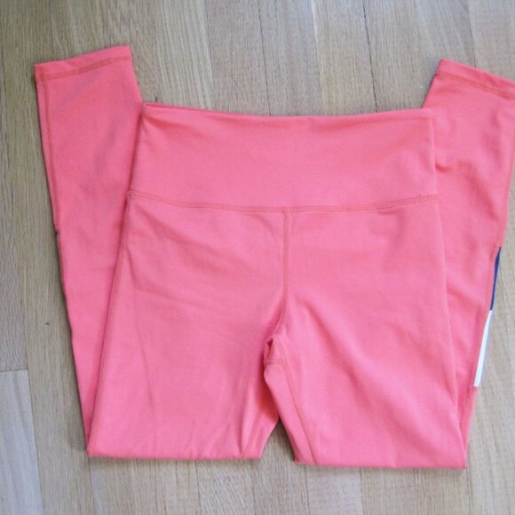 Zyia Active Tangerine Angle Block Light n Tight High-Rise 7/8 Legging Size 4 - Picture 2 of 6